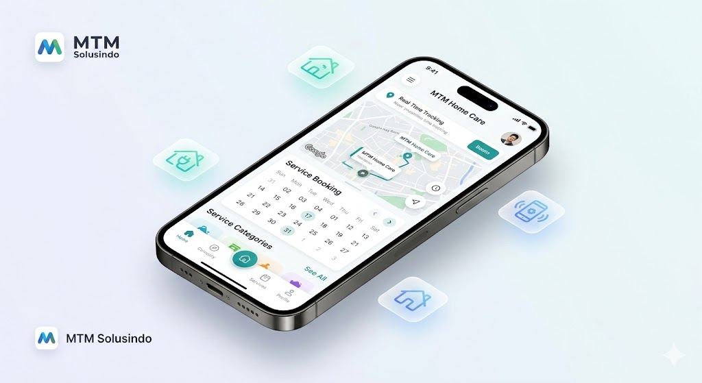 Mockup Mobile App MTM Solusindo