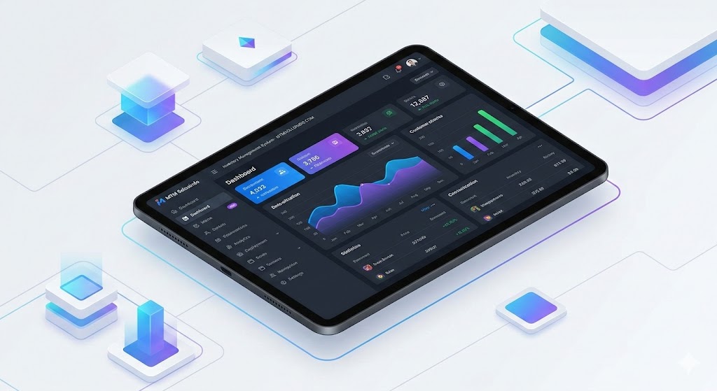 Mockup Dashboard Web MTM Solusindo